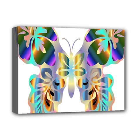 Abstract Animal Art Butterfly Deluxe Canvas 16  X 12   by Amaryn4rt