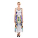 Abstract Animal Art Butterfly Sleeveless Maxi Dress View1