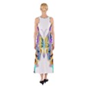 Abstract Animal Art Butterfly Sleeveless Maxi Dress View2