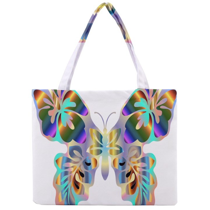 Abstract Animal Art Butterfly Mini Tote Bag