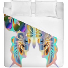 Abstract Animal Art Butterfly Duvet Cover (king Size) by Amaryn4rt