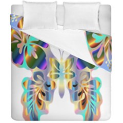 Abstract Animal Art Butterfly Duvet Cover Double Side (california King Size) by Amaryn4rt