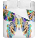 Abstract Animal Art Butterfly Duvet Cover Double Side (California King Size) View1