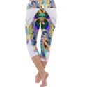 Abstract Animal Art Butterfly Capri Yoga Leggings View4