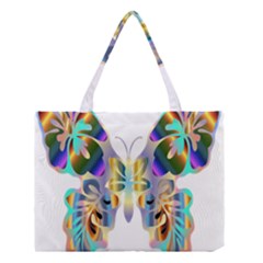 Abstract Animal Art Butterfly Medium Tote Bag by Amaryn4rt