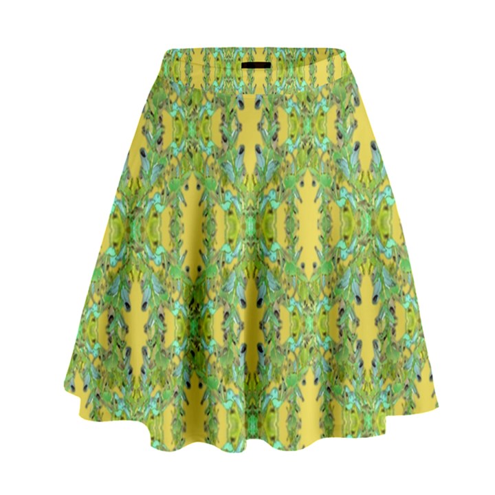 Ornate Modern Noveau High Waist Skirt