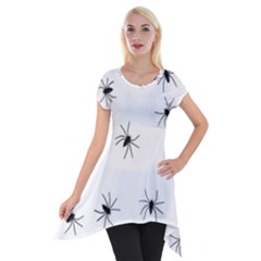 Animals Arachnophobia Seamless Short Sleeve Side Drop Tunic by Amaryn4rt