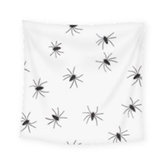 Animals Arachnophobia Seamless Square Tapestry (small) by Amaryn4rt