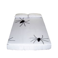 Animals Arachnophobia Seamless Fitted Sheet (full/ Double Size) by Amaryn4rt