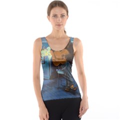 Man And His Guitar Tank Top by digitaldivadesigns