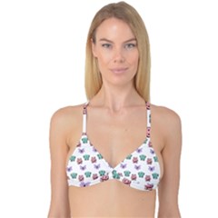 Animals Pastel Children Colorful Reversible Tri Bikini Top by Amaryn4rt