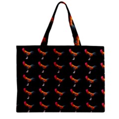 Background Pattern Chicken Fowl Zipper Mini Tote Bag by Amaryn4rt