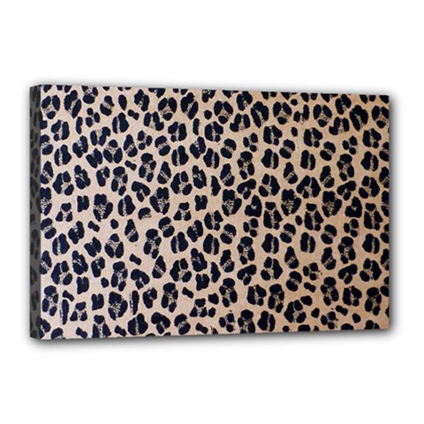 Background Pattern Leopard Canvas 18  X 12  by Amaryn4rt