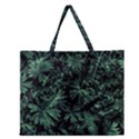 Dark Flora Photo Zipper Large Tote Bag View1