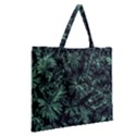 Dark Flora Photo Zipper Large Tote Bag View2