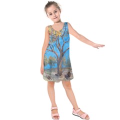 Turkeys Kids  Sleeveless Dress by digitaldivadesigns