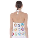 Colorful Prismatic Rainbow Animal Babydoll Tankini Top View2