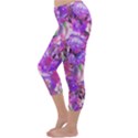 Flowers Abstract Digital Art Capri Winter Leggings  View2