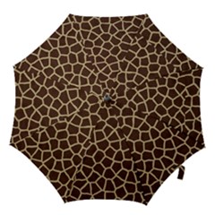 Giraffe Animal Print Skin Fur Hook Handle Umbrellas (Small)