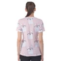 Pattern Cat Pink Cute Sweet Fur Women s Cotton Tee View2