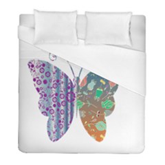 Vintage Style Floral Butterfly Duvet Cover (full/ Double Size) by Amaryn4rt