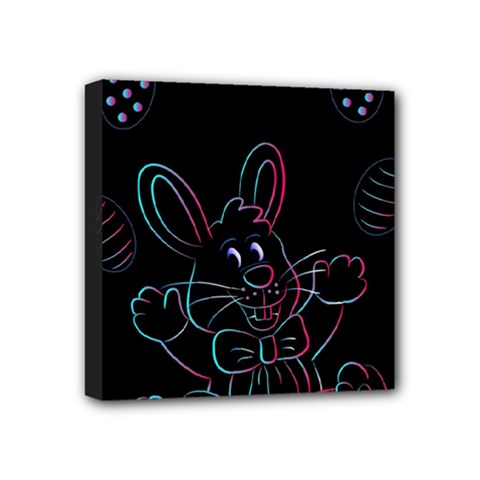 Easter Bunny Hare Rabbit Animal Mini Canvas 4  X 4  by Amaryn4rt