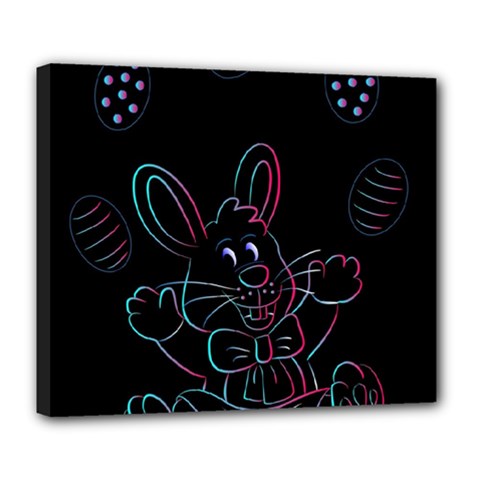 Easter Bunny Hare Rabbit Animal Deluxe Canvas 24  X 20   by Amaryn4rt