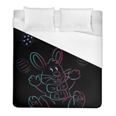 Easter Bunny Hare Rabbit Animal Duvet Cover (full/ Double Size) by Amaryn4rt