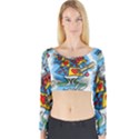 Seamless Repeating Tiling Tileable Long Sleeve Crop Top View1