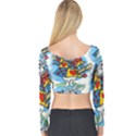 Seamless Repeating Tiling Tileable Long Sleeve Crop Top View2