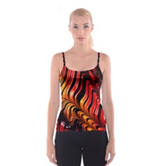 Abstract Fractal Mathematics Abstract Spaghetti Strap Top