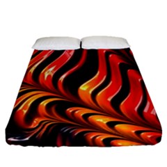 Abstract Fractal Mathematics Abstract Fitted Sheet (queen Size)