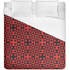 Abstract Background Red Black Duvet Cover (king Size) by Amaryn4rt