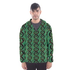 Abstract Pattern Graphic Lines Hooded Wind Breaker (men) by Amaryn4rt