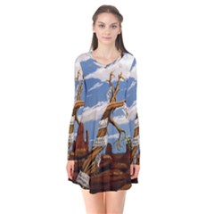 Acrylic Paint Paint Art Modern Art Flare Dress