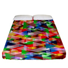 Background Abstract Fitted Sheet (california King Size)