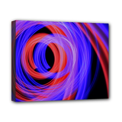 Background Blue Red Canvas 10  x 8 