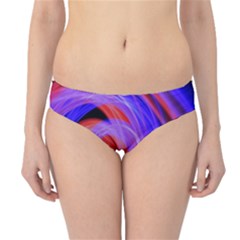 Background Blue Red Hipster Bikini Bottoms