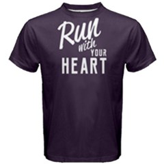 Run With Your Heart - Men s Cotton Tee