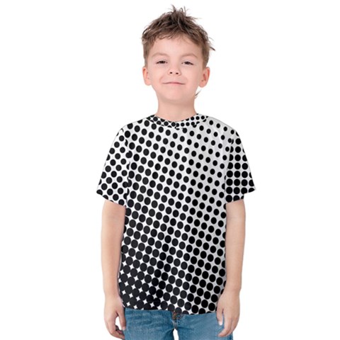 Background Wallpaper Texture Lines Dot Dots Black White Kids  Cotton Tee by Amaryn4rt