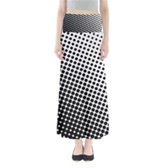 Background Wallpaper Texture Lines Dot Dots Black White Maxi Skirts