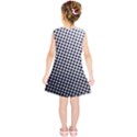 Background Wallpaper Texture Lines Dot Dots Black White Kids  Tunic Dress View2