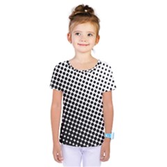 Background Wallpaper Texture Lines Dot Dots Black White Kids  One Piece Tee