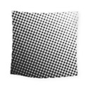 Background Wallpaper Texture Lines Dot Dots Black White Square Tapestry (Small) View1