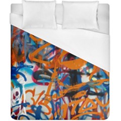 Background Graffiti Grunge Duvet Cover (california King Size)