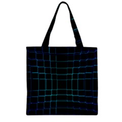 Background Wallpaper Texture Lines Zipper Grocery Tote Bag by Amaryn4rt