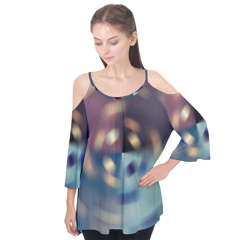 Blur Bokeh Colors Points Lights Flutter Tees by Amaryn4rt