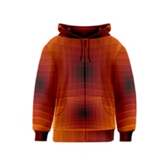 Orange Background Wallpaper Texture Lines Kids  Zipper Hoodie by Amaryn4rt