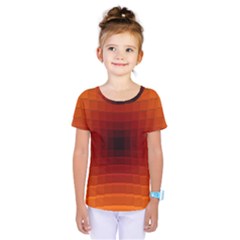 Orange Background Wallpaper Texture Lines Kids  One Piece Tee