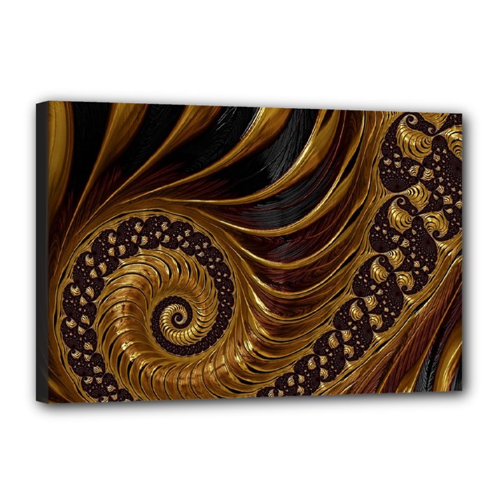 Fractal Spiral Endless Mathematics Canvas 18  x 12 